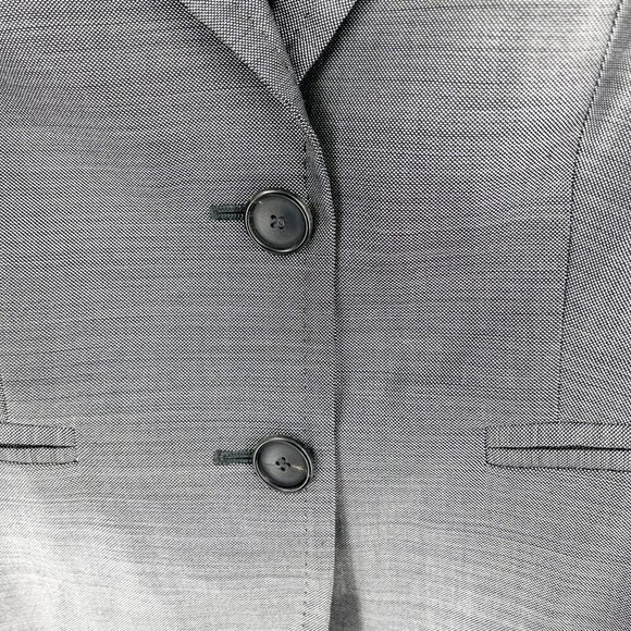 ✅ Max Mara Made In Italy Light Gray Jacket Wool Blend Blazer Size 4 $1150 - Picture 2 of 5